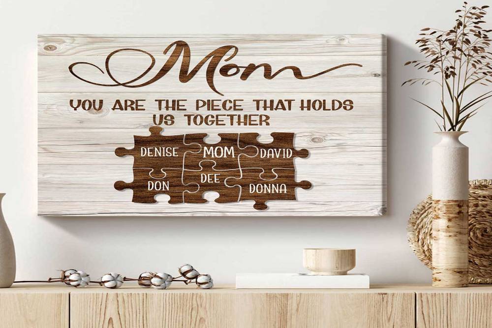 Custom Mothers Day Puzzle Sign